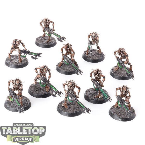 Necrons - 10x Necron Warriors - bemalt