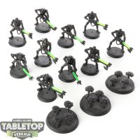 Necrons - 10 Necron Warriors & 3 Scarabs klassisch -...