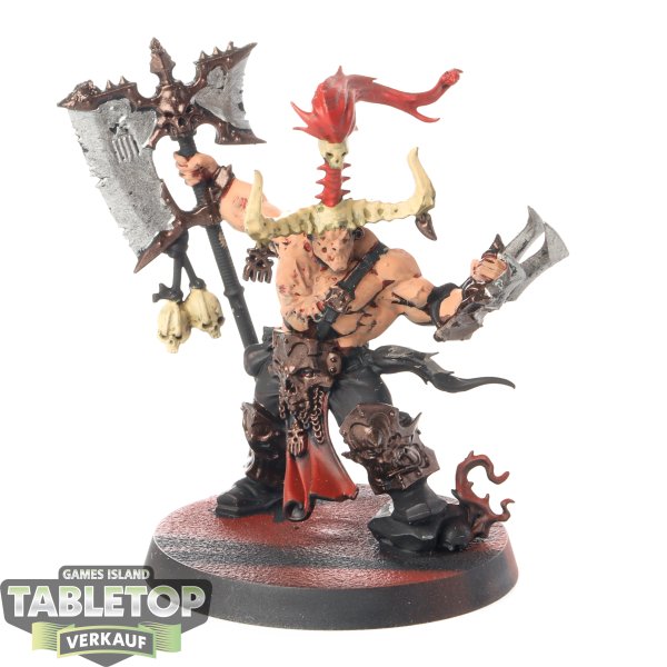 Blades of Khorne - Exalted Deathbringer with Ruinous Axe - bemalt