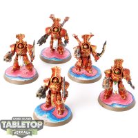 Thousand Sons - 5x Scarab Occult Terminators - bemalt