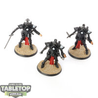 Adepta Sororitas - 3x Paragon Warsuits - bemalt