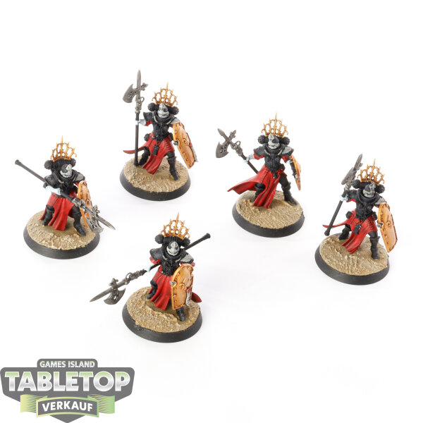 Adepta Sororitas - 5x Celestian Sacresants - bemalt