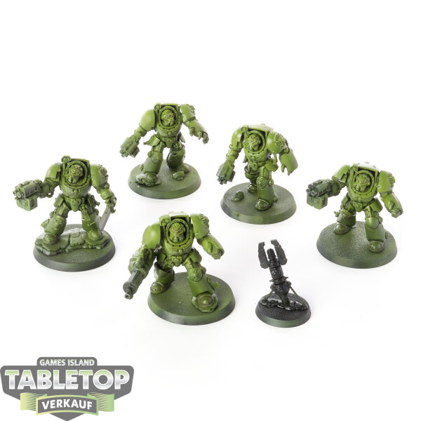 Space Marines - 5x Terminator Squad - grundiert