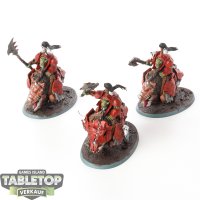 Orruk Warclans - 3 Gore-Gruntas - bemalt