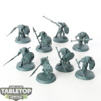 Orruk Warclans - 8 Gutrippaz - grundiert