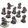 Chaos Space Marines - 10x Chaos Space Marines + Upgrade Pack - bemalt