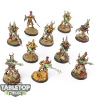 Drukhari - 10x Kabalite Warriors - bemalt