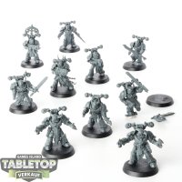 Chaos Space Marines - 10x Chaos Space Marines - unbemalt