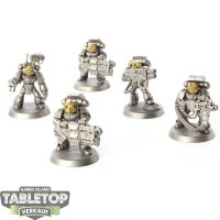 Space Marines - 5x Devastator Squad - teilweise bemalt