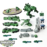 Tau Empire - XV104 Riptide Battlesuit - teilweise bemalt