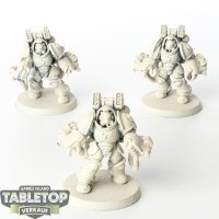 Imperial Fists - 3 x Primaris Aggressors - grundiert