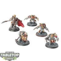 Space Wolves - 5 x Wolf Guard Terminators - bemalt