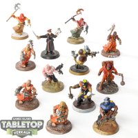 Chaos Space Marines - 10 x Chaos Cultists - teilweise bemalt