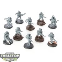 Astra Militarum - 10 x Cadian Shock Troops - teilweise...