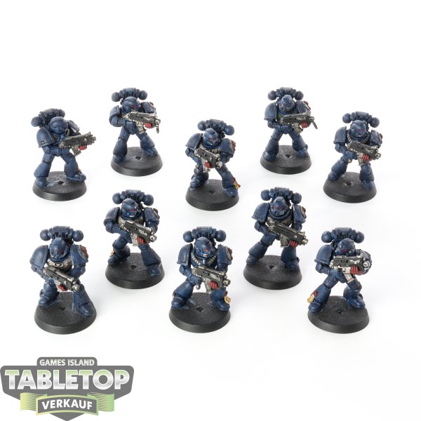 Imperial Fists - 10 x Tactical Squad Crimson Fists - bemalt