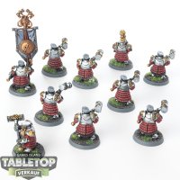 Cities of Sigmar - 10x Hammerers - gut bemalt