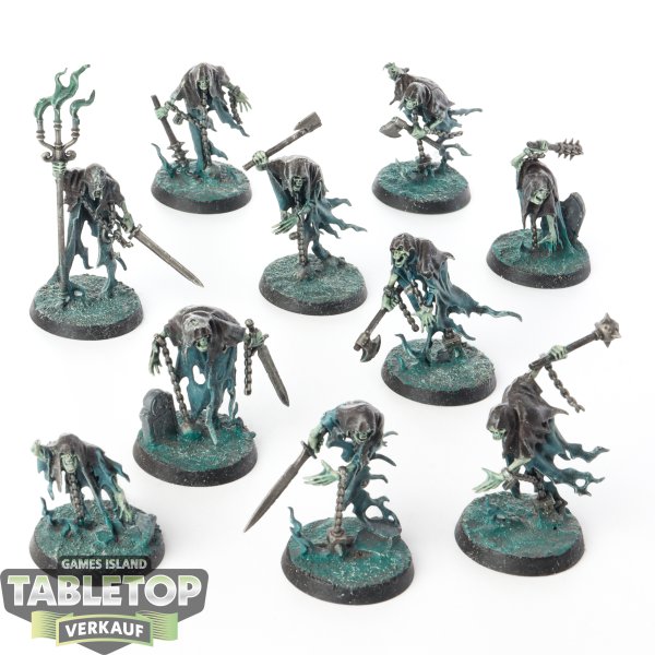 Nighthaunt - 10x Chainrasp Hordes - bemalt