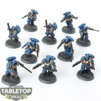 Space Marines - 10x Assault Intercessors - bemalt