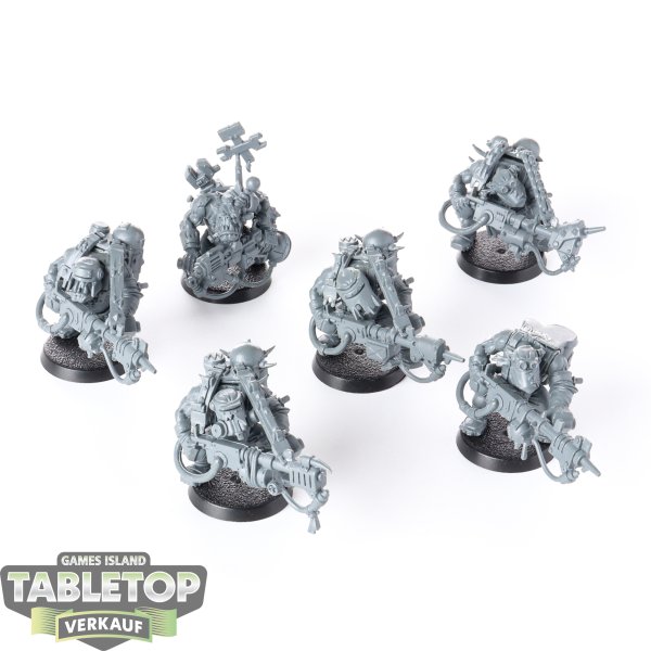 Orks - 5 x Ork Burna Boyz - unbemalt