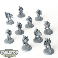 Tau Empire - 10x Pathfinder - grundiert