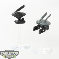 Tau Empire - 2x Tactical Drones - grundiert