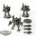 Tau Empire - 3x XV8 CRISIS BATTLESUIT - bemalt