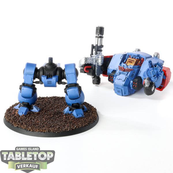 Space Marines - Primaris Redemptor Dreadnought - teilweise bemalt