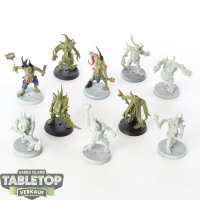 Death Guard - 10x Poxwalkers - teilweise bemalt