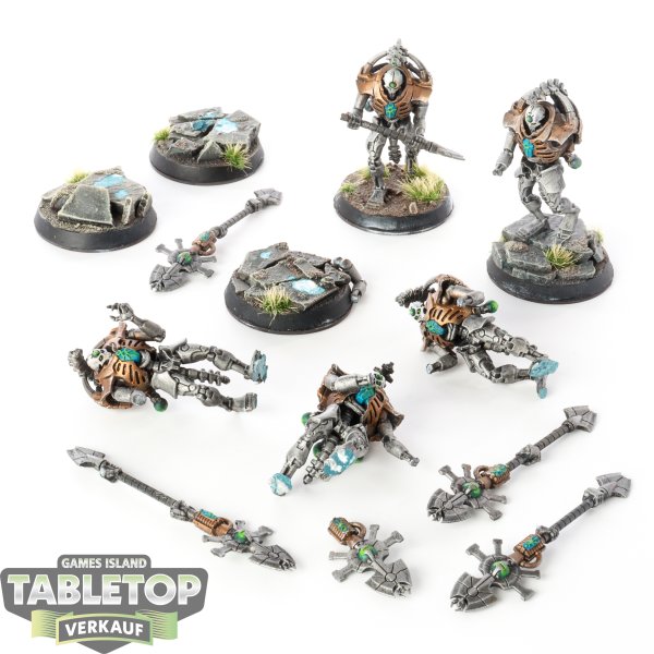 Necrons - 5 x Triarch Praetorians - bemalt