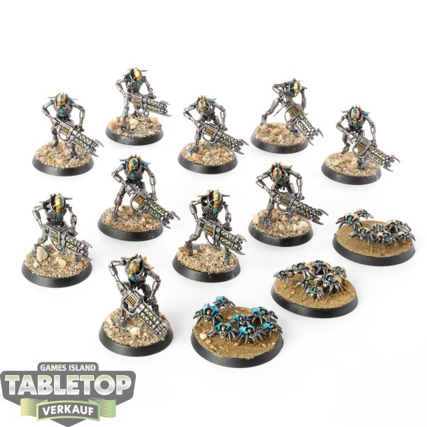 Necrons - 10 x Necron Warriors - bemalt