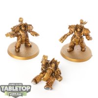 Adeptus Custodes - 3 Aquilon Terminators - grundiert