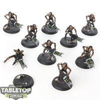 Necrons - 9 Necron Warriors - bemalt