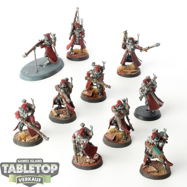 Adeptus Mechanicus - 10x Skitarii Rangers - bemalt