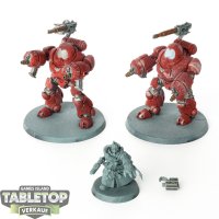 Adeptus Mechanicus - 2x Kastelan Robots - teilweise bemalt