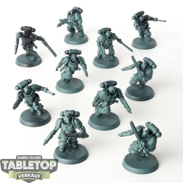 Space Marines - 10x Assault Intercessors - grundiert