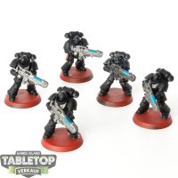 Space Marines - 5x Primaris Hellblasters - teilweise bemalt