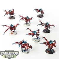 Tyraniden - 8x Genestealers - klassisch - bemalt