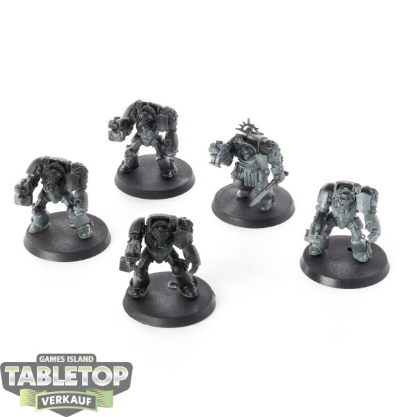 Space Marines - 5x Terminator Squad - klassisch - grundiert