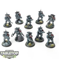 Space Marines - 10x Primaris Infiltrators - teilweise bemalt