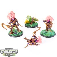 Sylvaneth - 3x Kurnoth Hunters - bemalt