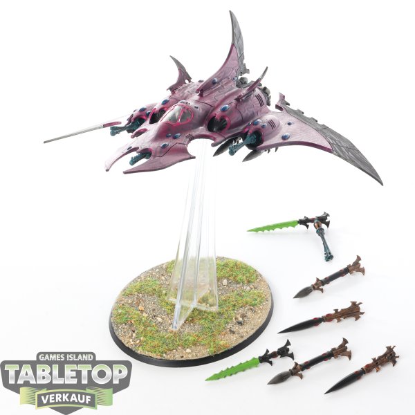 Drukhari - 1x Razorwing Jetfighter - bemalt