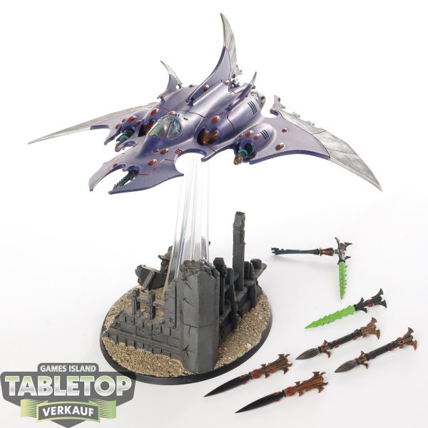 Drukhari - 1x Razorwing Jetfighter - bemalt