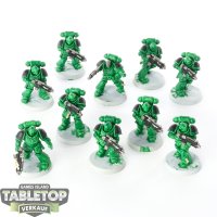 Space Marines - 10x Primaris Intercessors - teilweise bemalt