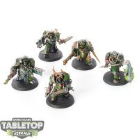 Death Guard - 5x Blightlord Terminators - bemalt