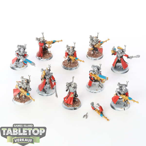 Adeptus Mechanicus - 10x Skitarii Vanguard - bemalt