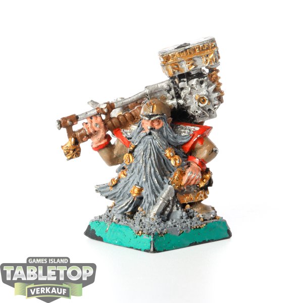 Dwarfen Mountain Holds - Dwarf Master Engineer with Great Weapon - bemalt