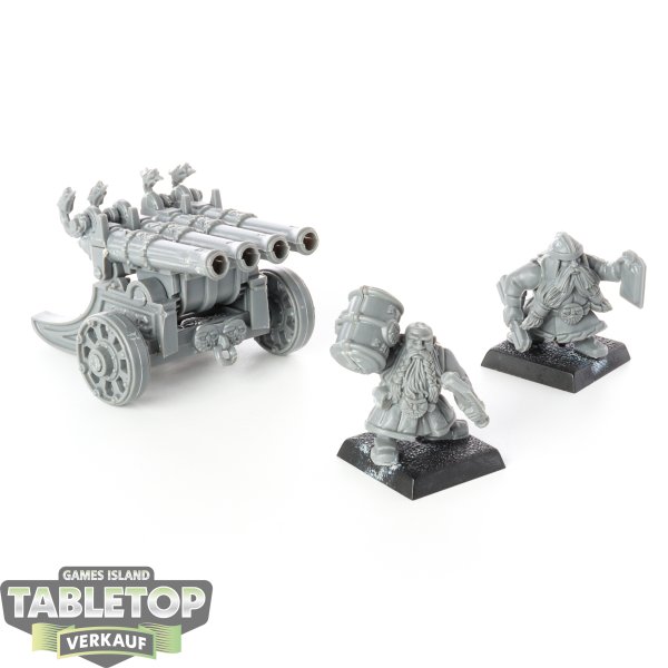 Dwarfen Mountain Holds - Dwarf Organ Gun - unbemalt