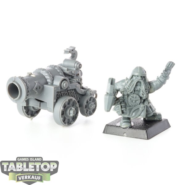 Dwarfen Mountain Holds - Dwarf Cannon - unbemalt