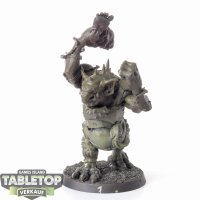 Blood Bowl - Armoured Troll - teilweise bemalt