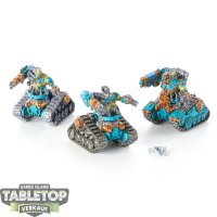 Adeptus Mechanicus - 3x Kataphron Destroyers - bemalt